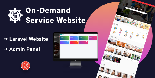 Handy service - On-Demand Home Services, Business Listing, Handyman Booking Website with Admin panel