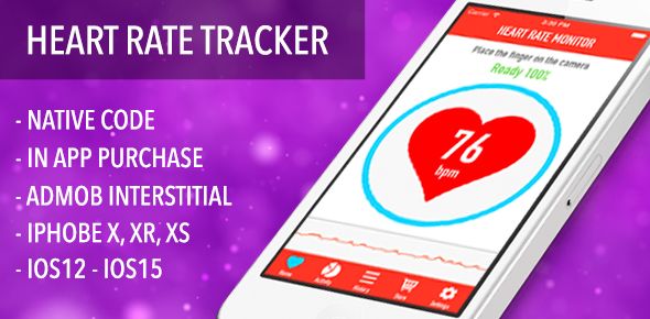 Heart Rate And Pulse Tracker iOS  Mobile Full Applications