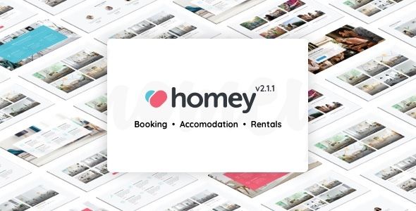 Homey - Booking and Rentals WordPress Theme    