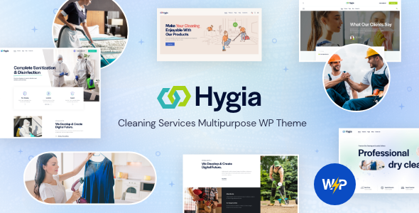 Hygia - Cleaning Services Multipurpose WordPress Theme WordPress Retail  