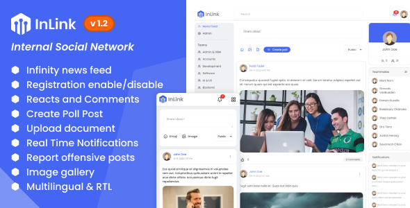 InLink - Internal Social Networking System    Social Networking