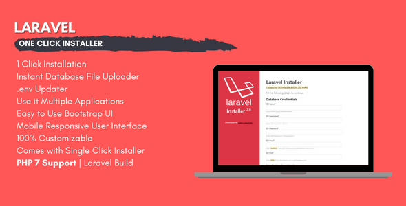 Installer for Laravel Application Database Abstractions