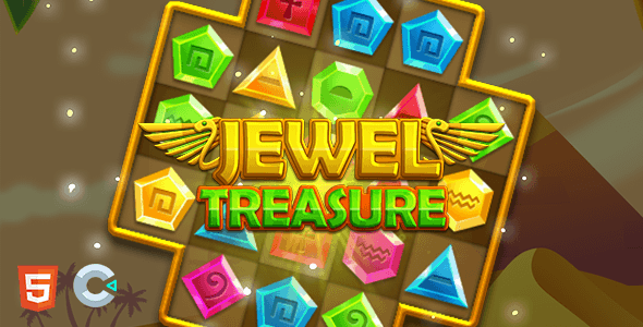 Jewel Treasure - HTML5 Puzzle Game (Construct 3)    Games