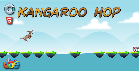 Kangaroo Hop - HTML5 Mobile Game    Games