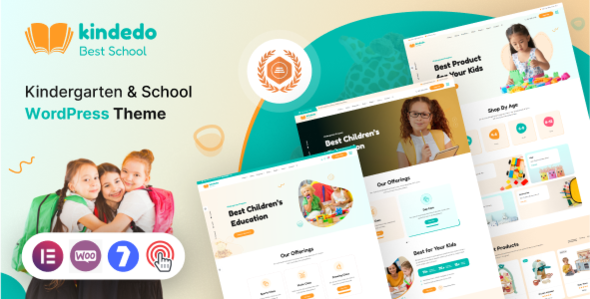 Kindedo - Kindergarten & School WordPress Theme + RTL    