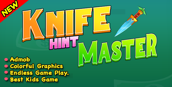 Knife Hint Master + Super Arcade Game  + Ready For Publish Android  Mobile Games