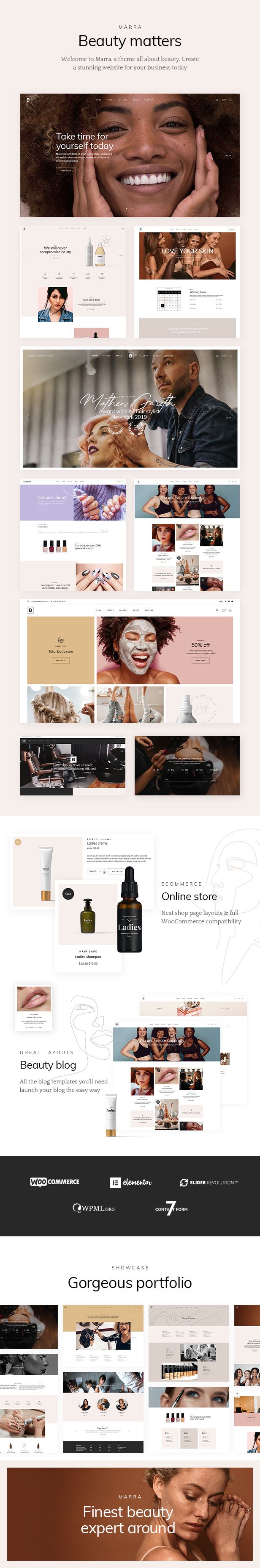 Marra - Beauty WordPress Theme - 1