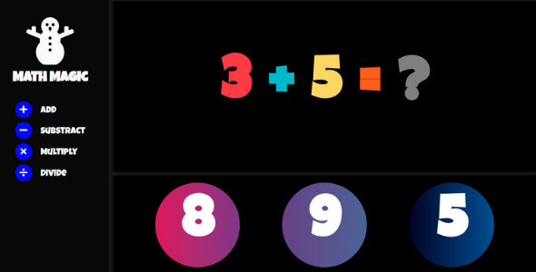 Math Magic- Html5 Game for kids    Games