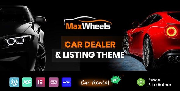 Maxwheels - Car Dealer Automotive & Classified Multivendor WordPress Theme image