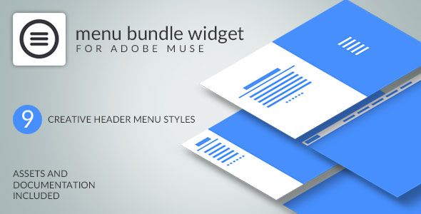 Menu Bundle Widget Muse Widgets, Plugins   