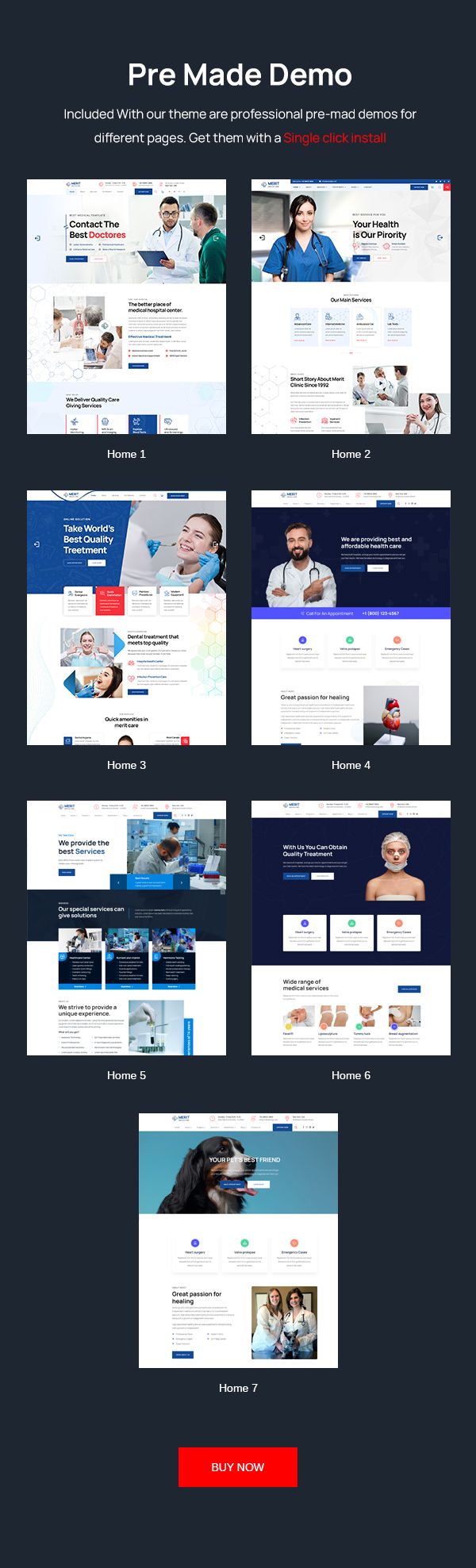 Merit – Health & Medical WordPress Theme