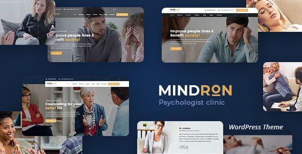 Mindron - Psychology & Counseling WordPress Theme    