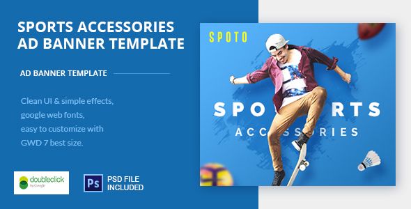 Multi Sports HTML AD Banner 01    Ad Templates