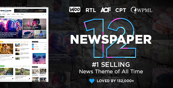 Newspaper - News & WooCommerce WordPress Theme WordPress Blog Magazine, News Editorial  
