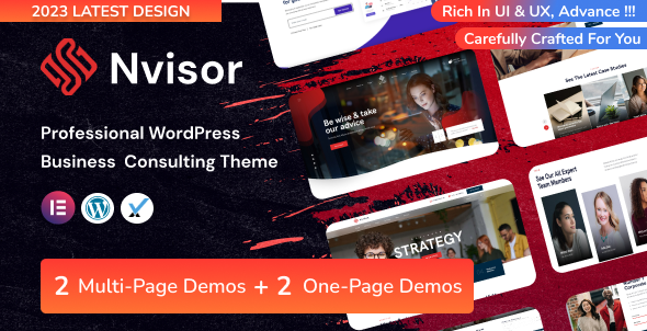 Nvisor - Business Consulting WordPress WordPress Business, Corporate  