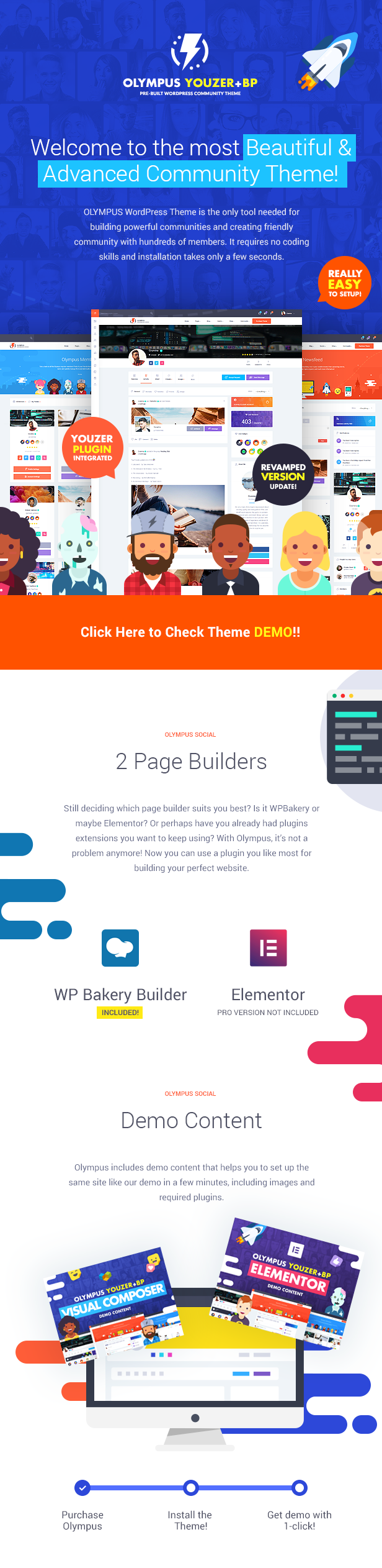 Welcome to the most Beautiful & Advanced Social WP Theme!