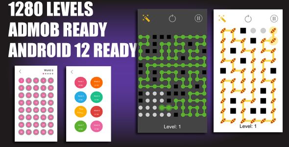 One Way Puzzle Deluxe Complete Unity Project(1280 Levels)) Android  Mobile Games