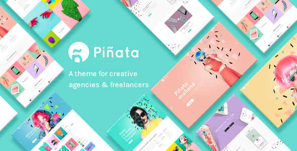 Piñata - Creative Agency Theme WordPress Creative  