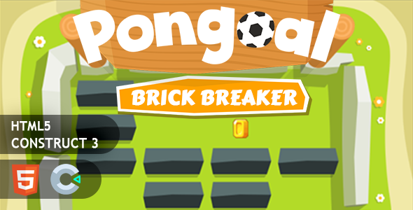Pongoal Brick Breaker HTML5 Construct 3 Game    Games