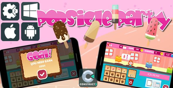 Popsicle Party - Html5 Game    Games