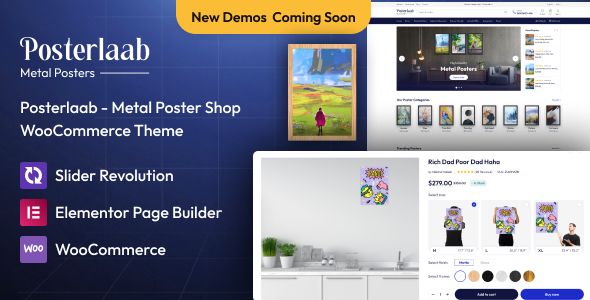 Posterlaab - Poster Selling WooCommerce Theme WordPress