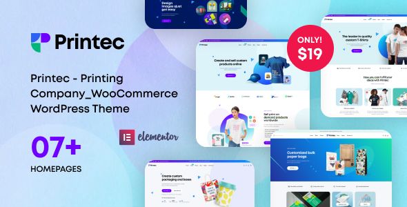 Printec - Printing Company WooCommerce WordPress Theme WordPress   Ecommerce, Woocommerce