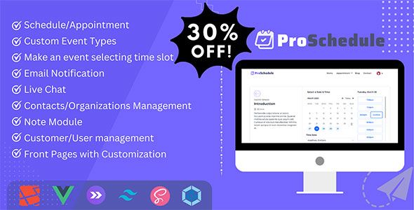 ProSchedule - Online Appointment System  Calendars  