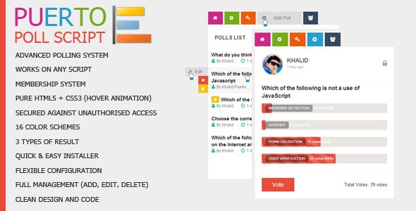 Puerto Poll Script    Polls