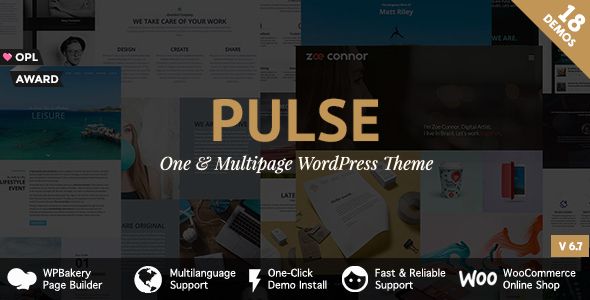 Pulse – Premier WordPress Theme