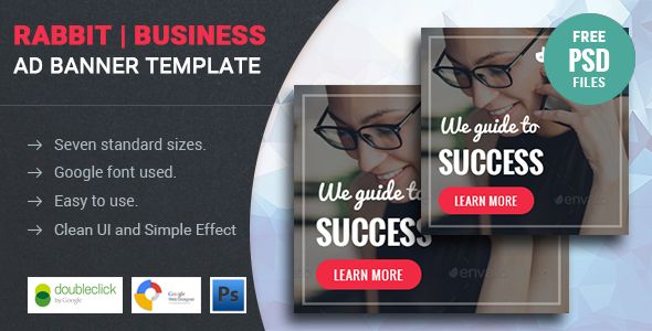 Rabbit | Business HTML 5 Animated Google Banner    Ad Templates