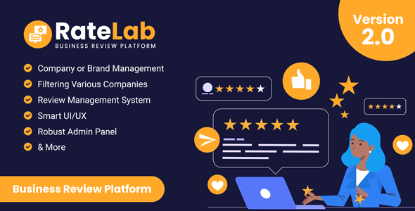 RateLab - Business Review Platform  Ratings And Charts  