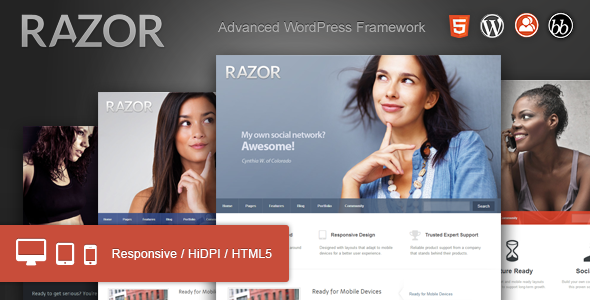 Razor: Cutting Edge WordPress Theme    