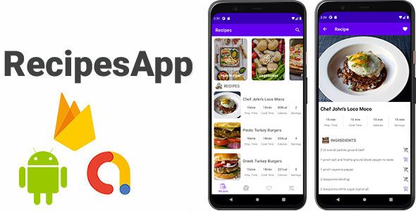 Recipes App Full Android Application Android  Mobile Full Applications