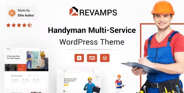 Revamps - Handyman Service WordPress Theme image
