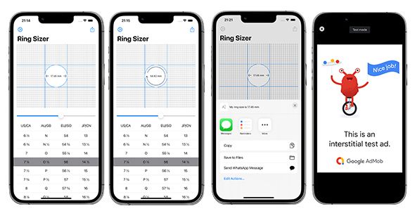 Ring Sizer App - SwiftUI Full iOS Application