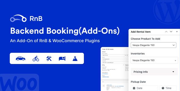 RnB Backend Booking (Add-ons) image