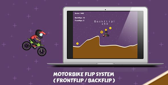 Rotate The Bike System for Construct 2 + HTML5 Game Games
