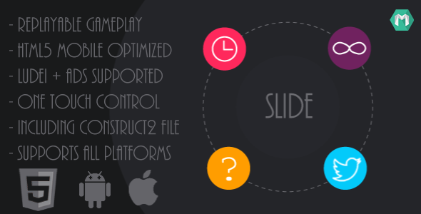 SLIDE – HTML5 Game (Construct 2 & Construct 3)