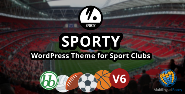 Splash - Sport Club WordPress Theme for Basketball, Football, Hockey