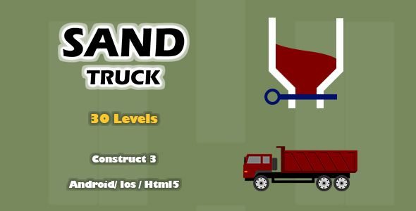Sand Truck - HTML5 Game (Construct 3) Games