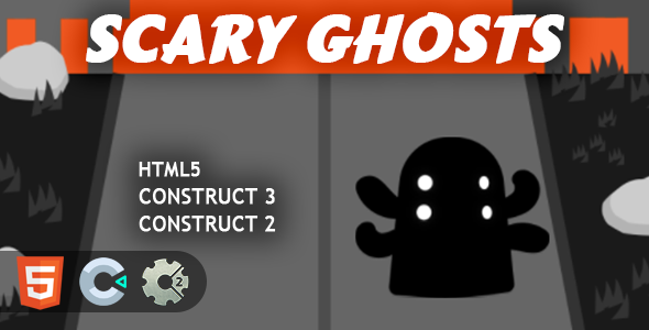 Scary Ghosts HTML5 Construct 2/3 Games