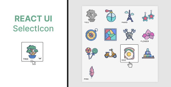 Select Icon - React UI Component for Icon Selection    