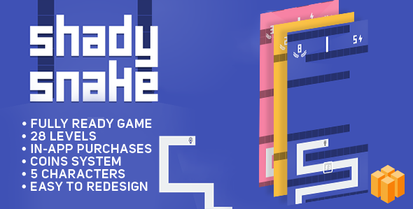 Shady Snake - BUILDBOX - IOS - Game Template iOS  Mobile 