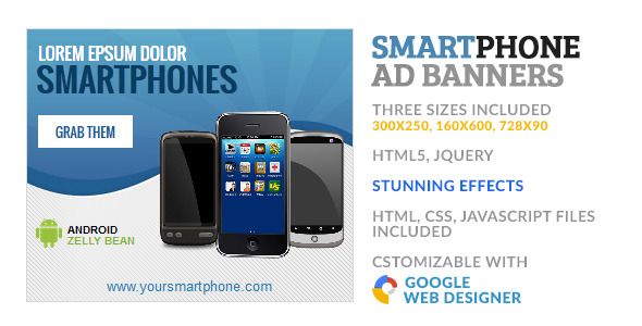 SmartPhone Store GWD HTML5 Ad Banner    Ad Templates