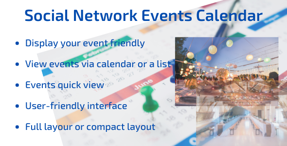 Social Network Events Calendar For Joomla Joomla, Plugins Social Networking