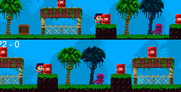 Split Screen platformer Construct 2    Games