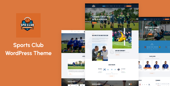 Splash - Sport Club WordPress Theme for Basketball, Football, Hockey