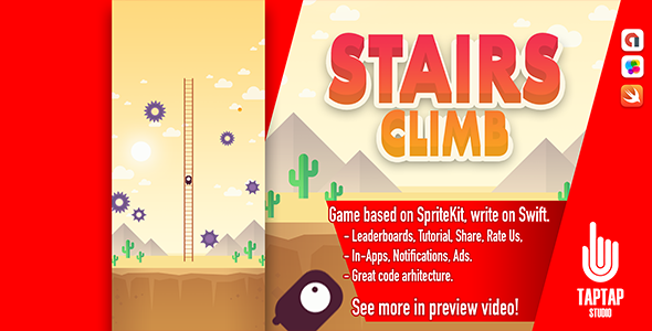 Stairs Climb iOS Mobile Games