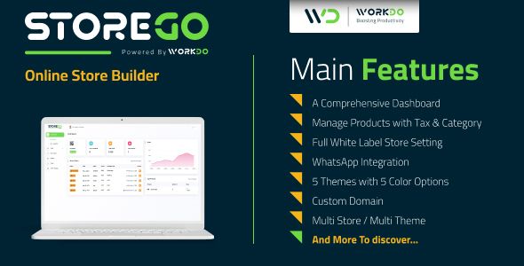 StoreGo - Online Store Builder    Shopping Carts