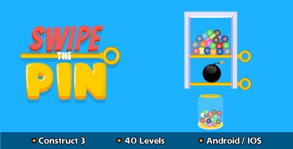 Swipe The Pin - HTML5 Game (Construct 3)    Games